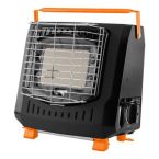 Neo Tools gas heater, 2.2kW, 160g/hour, cartridge, regulator, piezo ignition, black