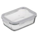 ARDESTO Контейнер для хранения пищевых продуктов Gemini 1.06л, боросиликатное стекло, пластик, прямоугольный, прозрачный
