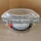 ARDESTO Контейнер для зберігання харчових продуктів Ardesto Gemini 0.62л, боросилікатне скло, пластик, круглий, прозорий