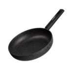 ARDESTO Сковорода глубокая с кришкой Black Mars Alcor, 24см, алюминий, черный