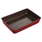 ARDESTO Форма для выпечки Golden Brown, 34.5х24х6см, углеродистая сталь, прямоугольная, коричнево-красный