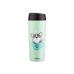 ARDESTO Термочашка Coffee time Frenchie 450 мл, нержавеющая сталь, зеленый