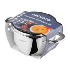 ARDESTO Кастрюля со стеклянной крышкой Gemini Lucca, 2.3л, нержавеющая сталь