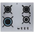 Electrolux Варочная поверхность газовая, 60см, чугун, нерж