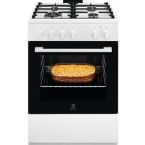Electrolux Плита газовая, 59л, 60x60см, чугун, белый
