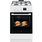 Electrolux Плита комбинированная, 57л, 50x60см, дисплей, конвекция, белый