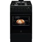 Electrolux Плита комбинированная, 58л, 50x60см, конвекция, пар, черный