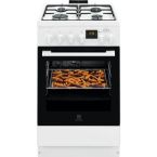 Electrolux Плита комбинированная, 58л, 50x60см, дисплей, конвекция, пар, белый