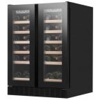 Philco Холодильник для вина, 82x59x57, холод.відд.-116л, зон - 2, бут-38, диспл, підсвітка, чорний