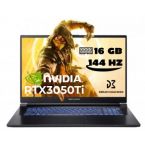 Dream Machines Ноутбук RG3050Ti-17 17.3FHD IPS 144Hz/Intel i7-12700H/32/1024F/NVD3050Ti-4/DOS