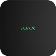 Ajax Сетевой видеорегистратор NVR DC black, 8 каналов, 12V, черный