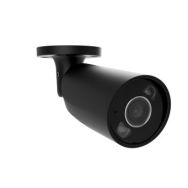 Ajax IP Wired Camera BulletCam HL black, 8MP, 4mm, hybrid illumination IR 35m, white LED 50m, PoE, True WDR, IP65, audio, viewing angle 75°–85°, outdoor, black