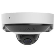 Ajax IP-Камера проводная DomeCam Mini HL white, 5Мп, 2.8мм, гибридная подсветка IR 35м, белый Led 50м, PoE, True WDR, IP65, ИК 30м, аудио, угол обзора 100°–110°, мини-купольная, белая