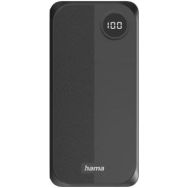 HAMA Акумулятор портативний літій-іонний Power Bank Hama 20000 мА·год, 2хUSB-C/USB-A, black