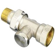 Danfoss Клапан RLV-S запорный, вх. 1/2" - вых. 1/2", прямой, никель