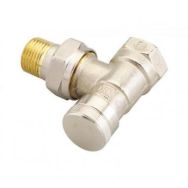 Danfoss Клапан RLV Ду 15 термостатический, вх. 1/2" - вых. 1/2", угловой, никель