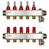 Danfoss SSM-F 5+5 с ротаметрами, нержавеющая сталь