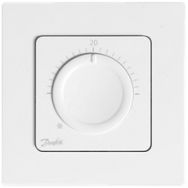 Danfoss Терморегулятор ICON DIAL, механический, 230V, 86x86мм, In-Wall, белый