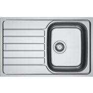 Franke Мойка кухонная Franke Spark, нерж.сталь, прямоуг., с крылом, 780х500х340мм, чаша- 1, врезная, SKL 611-78, нерж декор