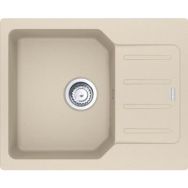 Franke Мойка кухонная City, фрагранит, прямоуг., с крылом, 620х500х190мм, чаша- 1, врезная, оборотная, UCG 611-62, бежевый