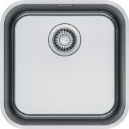 Franke Мойка кухонная Smart, нерж.сталь, квадрат, без крыла, 399х399мм, чаша- 1, монтаж под столешницу, SRX 110-40, нерж полиров.