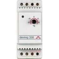 DEVI Терморегулятор DEVIreg 330 (-10+10С), электронный, на DIN рейку, макс 16А