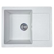 Adamant Мойка кухонная Minimal, искуственный камень, прямоуг., с крылом, 615х495х200мм, чаша - 1, врезная, Old stone