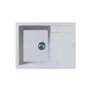 Adamant Мойка кухонная Anila, искуственный камень, прямоуг., с крылом, 645х495х200мм, чаша - 1, врезная, Old stone