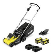 Karcher Газонокосарка акумуляторна LMO 4-18 Dual 18В акб 1х5А·год 37см 25-65мм
