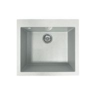 Adamant Мойка кухонная Adamant Univer, искуственный камень, квадрат, без крыла, 560х500х200мм, чаша - 1, врезная, Old stone