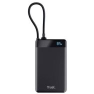 Trust Акумулятор портативний літій-іонний power bank Trust Fiera, 10000мА·год, 2хUSB-C, 20W, PD/QC 3.0, чорний