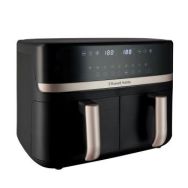Russell Hobbs Мультипіч Satis Fry DualBaske 2800Вт, чаша-4.5/4.5л, сенсорне управл., 9 авто. программ, пластик, чорний