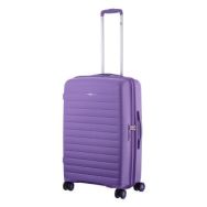 2E Чемодан, Aero, полипропилен, средний, 63/78 л, TSA, 4 колеса, EXP, лавандовый