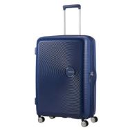 American Tourister Валіза American Tourister, Soundbox, поліпропілен, велика, 77см, 97/110л, TSA, 4 колеса, EXP, темно-синій