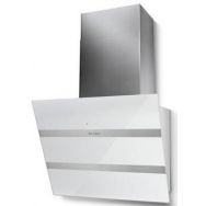 Faber Вытяжка наклонная, 55см, 1219м3ч, Steelmax Ev8 Led Wh A55, белый+нерж