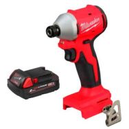 Milwaukee Гвинтоверт ударний акумуляторний Milwaukee M18 BLIDRC-0 18В АКБ1х2А·год 190Нм 0-3600об/хв 1.3кг без АКБ та ЗП