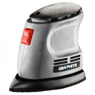 Graphite Шлифмашина вибрационная Delta 105Вт платформа 140х140х97 24000кол·мин 0.87кг