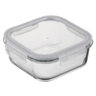 ARDESTO Контейнер для хранения пищевых продуктов Gemini 1.23л, боросиликатное стекло, пластик, квадратный, прозрачный