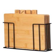 ARDESTO Набор досок кухонных на подставке Midori, 4шт, 30х5.6х20.3см, бамбук, металл