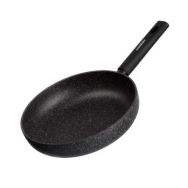 ARDESTO Сковорода глубокая с кришкой Black Mars Alcor, 26см, алюминий, черный