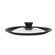 ARDESTO Крышка универсальная Black Mars Smart 20/22/24 см, стекло, силикон
