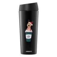 ARDESTO Термочашка Coffee Time Reindeer 450мл, нержавеющая сталь, чорный