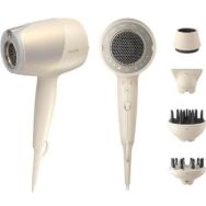 Philips Фен 9000 Series SenseIQ, 1800Вт, режимов-3, дифузор, иониз-я, хол. обдув, турбо, золотой