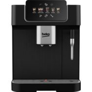 Beko Кофемашина Beko 2.0л, зерно + молоко, ручной капучинатор, авторецептов - 5, черный