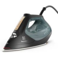 Electrolux Утюг, 2600Вт, 370мл, паровой удар 240гр, алюминиевая подошва, электр.управл., зелено-черый