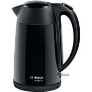 Bosch Электрочайник, 1.7л, металл, черный